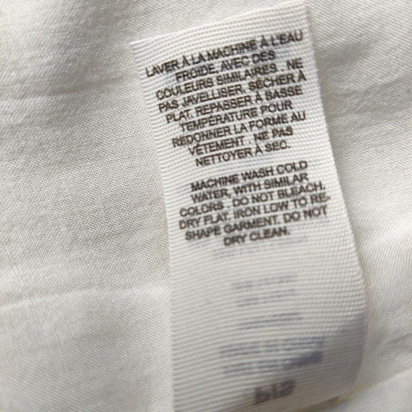 Garage‎ Linen Blend Cross-back Mini Dress Button Front Sleeveless Size Small - Picture 6 of 11